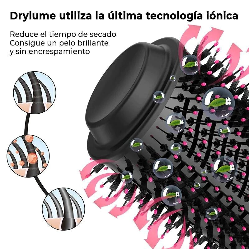 El Secreto para que Mamá luzca el pelo de Salón en Minutos -Cepillo Secador y Alisador 3 en 1