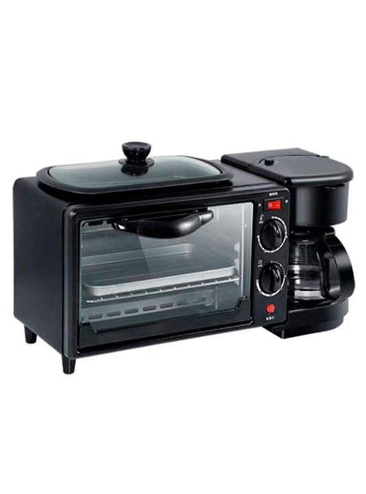 ¡Adiós a las Mañanas Caóticas! Kit 3-en-1 Maestro: Desayuno Completo en Minutos ☕Horno Eléctrico-Cafetera-Plancha