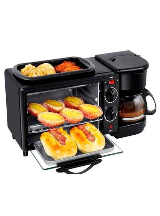 ¡Adiós a las Mañanas Caóticas! Kit 3-en-1 Maestro: Desayuno Completo en Minutos ☕Horno Eléctrico-Cafetera-Plancha